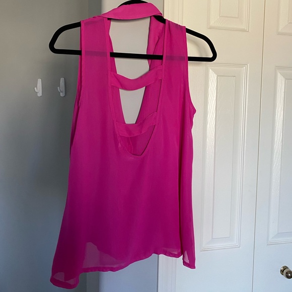Pink Tank Top Blouse - Picture 2 of 3